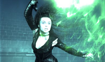 Belltrix in the Battle of the Department of Mysteries, copyright 2007 Warner Bros.